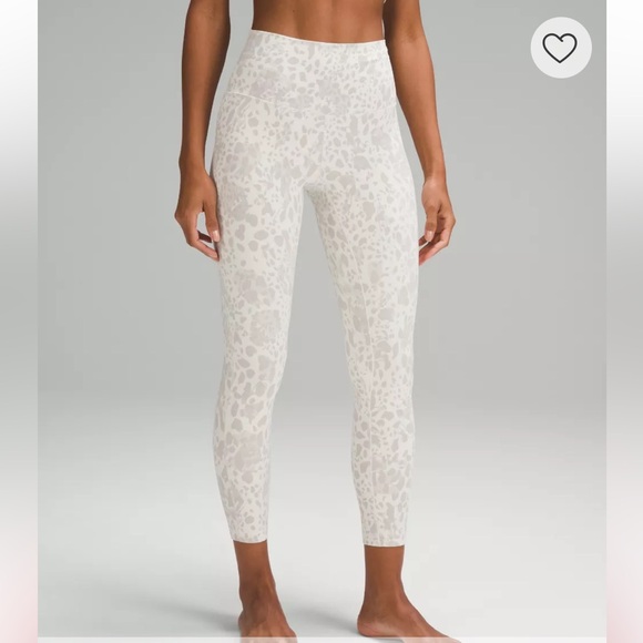 lululemon athletica Pants - Lululemon Align High Rise‎ Cheetah Camo Leggings Athletic Yoga Size 6